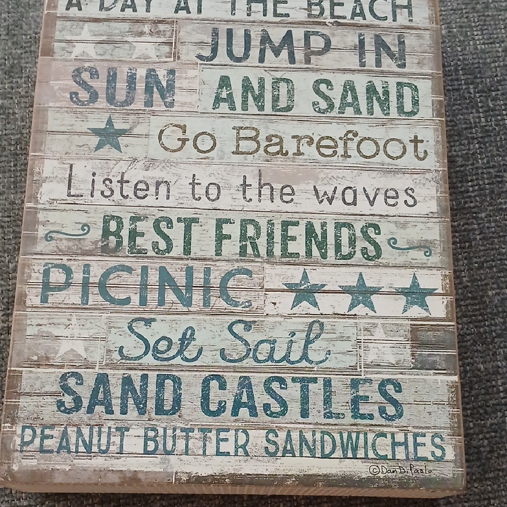 Kohl's White Decorative Sign